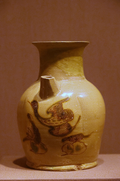 唐物 時代物 宋代長沙窯水注 箱付（Yahoo!オークション -「耀州